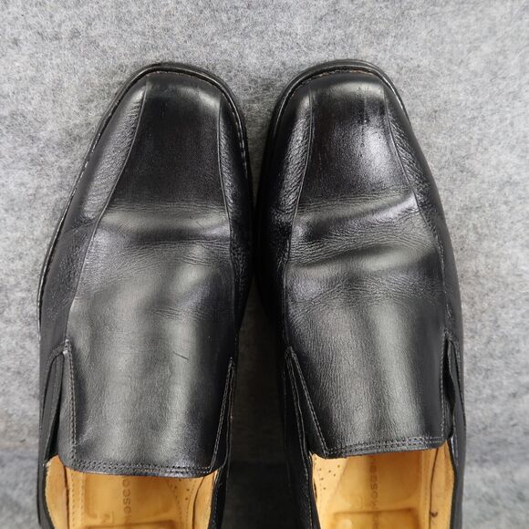 Sandro Moscoloni Shoes Mens 11 Loafer Slip On Classic Jacobs Venetian Leather - Picture 8 of 16